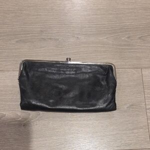 Hobo Black Leather Wallet